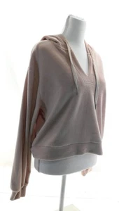 Wallflower Womens Sweatshirts Hooded Neck Pullover Long Sleeve Color Pink - Picture 1 of 7