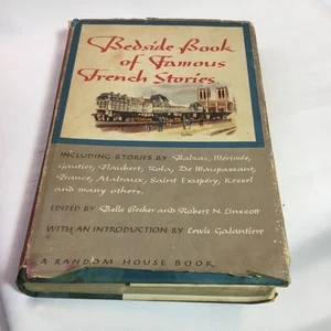 Bedside Book of Famous French Stories 1945 Hardcover/Dust Jacket Acceptable - Picture 1 of 12