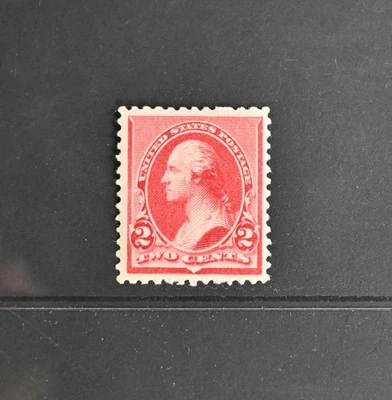 USA Scott # 220 F-VF OG NH 2c Washington  19th Century US Stamp Cat $70 - Image 1 of 3