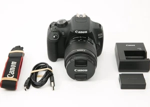 Cámara digital Canon EOS 1200D 18MP SLR con lente 18-55 mm III 3610 obturador - Imagen 1 de 10