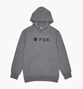 Fox Racing YOUTH Absolute Pullover Hoodie Sweatshirt Heather Grey 31800-185 - Picture 1 of 2