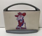 Vintage OLE MISS Cool Six 6 Pack Drink Cooler Carrier with COLONEL REBEL COL REB