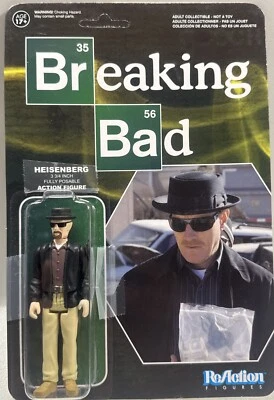 Figura de reacción de Breaking Bad Heisenberg Funko tarjeta sin perforar Foto 1 de 4