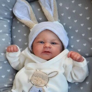 Reborn Puppe Lebensecht Baby Puppen Wie Echt Realistisch Newborn Baby Puppe - Bild 1 von 6