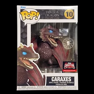 Funko Pop + Protector! House Of The Dragon #10 Caraxes Target  Exclusive *Mint* - Picture 1 of 12