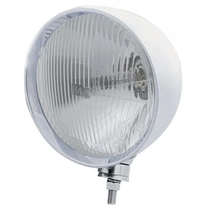Stainless Steel 7" "REBEL" Headlight with H4 Halogen Bulb - Picture 1 of 3