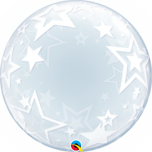 24" Themed Deco Bubble Balloons - Qualatex - 6 themes to choose from