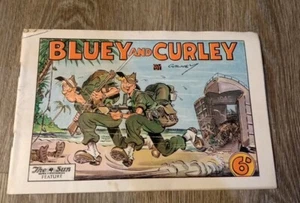 Bluey & Curley #6 WW2 Australian War Comic Book Herald/Sun Feature Collectible - Picture 1 of 3