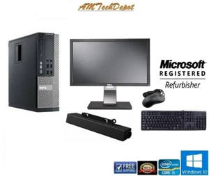 Dell Optiplex 790 Core i5 3.1Ghz 16Gb 500GB Win10 Pro 64-Bit Dell/P2210t Monitor - Picture 1 of 8