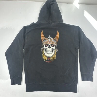 Powell Peralta Andy Anderson Skull Pullover Hoodie Mens Small S - Image 1 of 4