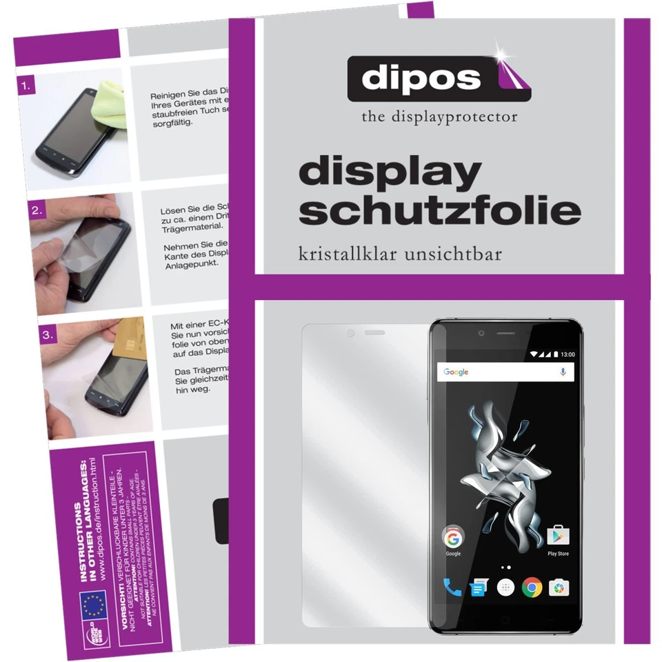 2x Pellicola per OnePlus X Prottetiva Transparente Proteggi Schermo - Immagine 1 di 1