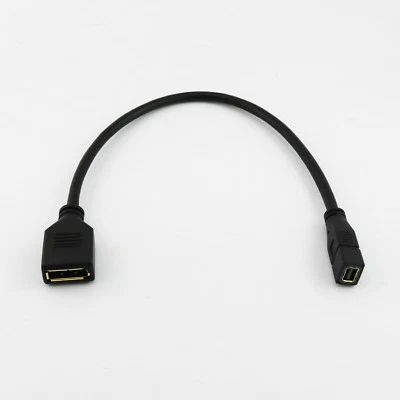 1ft Gold Plated Display Port DP Female to Mini Display Port Female Cable Cord - Image 1 of 4
