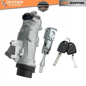 For VW Jetta Golf Rabbit Audi EOS 1K0905851B Ignition Starter Lock Cylinder Keys - Picture 1 of 13