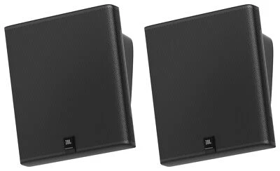 Pair JBL SLP12/T-BK Sleek Low-Profile On Wall Mount 3" 70v Commercial Speakers - Image 1 of 4