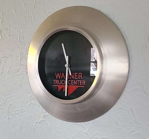 Vintage WARNER TRUCK CENTER Salt Lake City, Utah - Advertising Wall Clock - USA Cover
