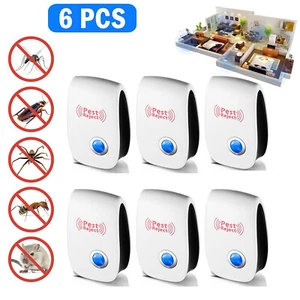 Indoor Ultrasonic Pest Repeller Mouse Repellent for Spider Mice Mosquitoe Roach - Picture 1 of 9