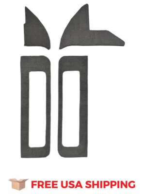 FITS 1987-1993 Dodge D350 Door & Kick Panel Inserts Cutpile Carpet Foto 1 de 2