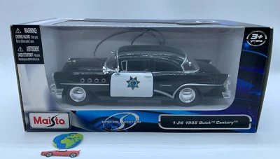 Maisto Buick Century 1955 , modello scala 1:24, vintage (2039) - Immagine 1 di 4
