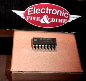  CD40103BE HARRIS IC SYNC DOWN COUNTER 8STG 16-DIP - Picture 1 of 1