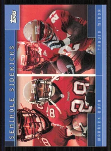 2001 Topps Combos #TC9 Warrick Dunn/Travis Minor - Picture 1 of 2