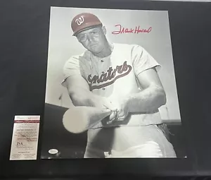 Frank Howard Signed 16x20 Photo Washington Senators JSA Pose 1 - Picture 1 of 3