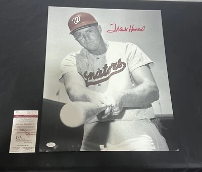Frank Howard Signed 16x20 Photo Washington Senators JSA Pose 1 - Image 1 of 3