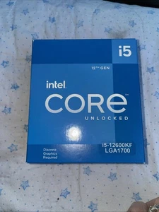 Intel Core i5-12600KF Processor Unlocked LGA1700 NEW - Afbeelding 1 van 9