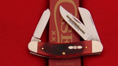 Джиг Case XX ограниченный выпуск XXXVII Barnboard старый красный костяной нож Sowbelly 12212 - Изображение 1 из 4