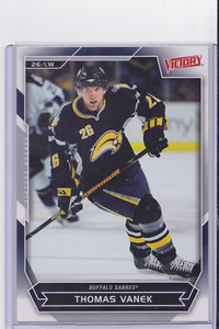 2007-08 UPPER DECK VICTORY JUMBO 4X6 CARD THOMAS VANEK #OS11 BUFFALO SABRES