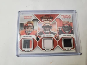 2010 Panini Threads Triple Threat 1/7 CINCINNATI BENGALS Palmer Ocho Benson - Picture 1 of 2