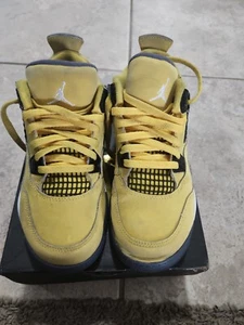 Nike Air Jordan 4 Retro PS Lightning 2021 Size 1Y Kids BQ7669-700 - Picture 1 of 7