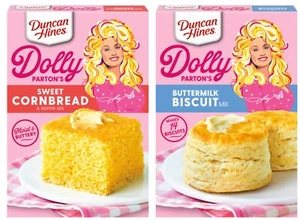 CHOICE Duncan Hines DOLLY PARTON Dulce Pan de Maíz Muffin/Mezcla de Galletas de Suero de Mantequilla - Imagen 1 de 9