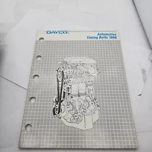 Catálogo de piezas de correas de distribución automotrices Dayco 1998 - Imagen 1 de 4