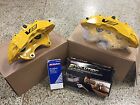 2009-13 Cadillac CTS-V Brembo Yellow 6 Piston Front Calipers w/pads + pins ZL1