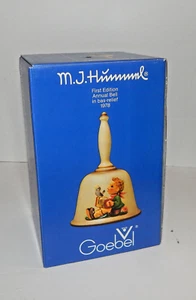 1978 MJ Hummel Bell Goebel Porcelain First Edition Annual Bell Collectable Box - Picture 1 of 13