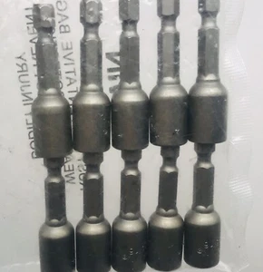 LOT OF 10 IRWING INDUSTRIAL TOOL 94232 MAGNECTIC NUTSETTER 5/16" X 1-7/8" - Picture 1 of 6