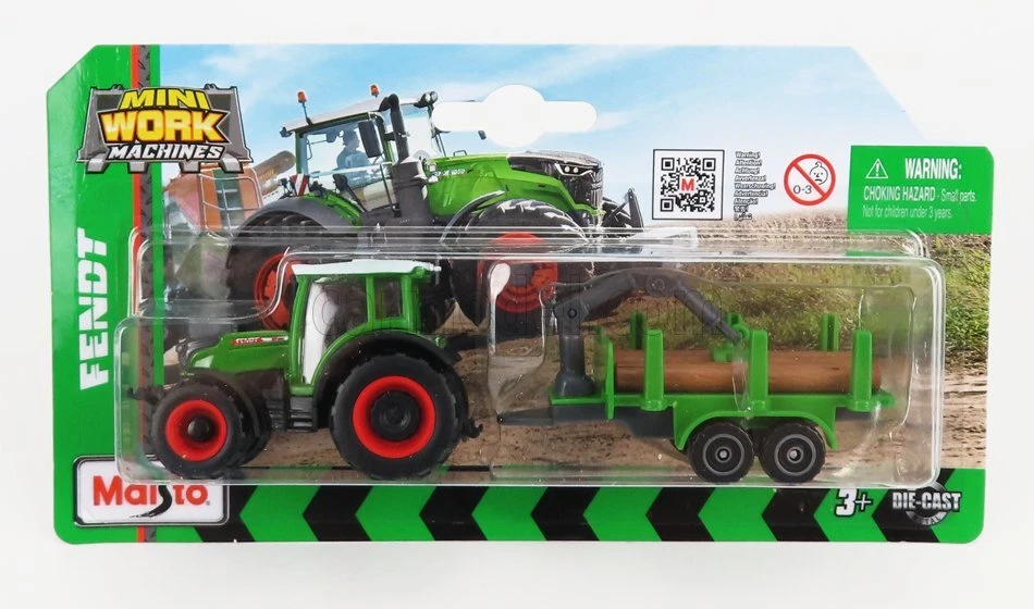 MODELLINO TRATTORE STATICO DIECAST FENDT 209 VARIO WITH TRAILER 2022 VERDE 1/64 - Immagine 1 di 1
