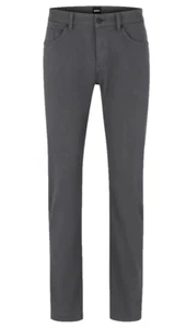 BOSS Delaware3 Performance Stretch Jeans Comfort Slim Fit Gray - Size 32 x 32 - Picture 1 of 5