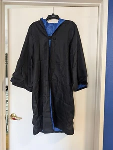 Black wizard robe costume with blue lining Size Medium - Picture 1 of 3