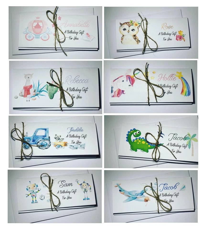 Personalised Surprise Birthday Gift Wallet Boys & Girls Characters Birthday gift - Image 1 of 1