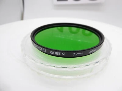 72mm Green Filter Made in Japan 72mm High Quality Kood Optical Glass + KEEPER - Image 1 of 2