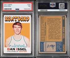 1971 Topps Dan Issel Rc Rookie #200 PSA 7