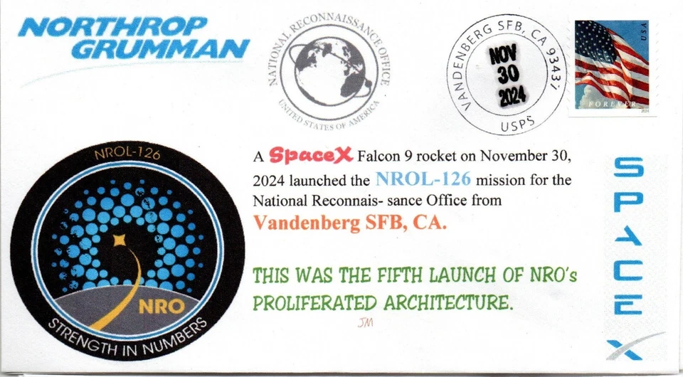 Space cover NROL-126 launch by SpaceX  VSFB, November 30, 2024 - Image 1 of 1