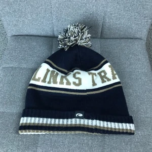 Pukkainc Tralee Golf Links Ireland Multicolor Stretch Knit Pom Beanie Winter Hat - Picture 1 of 9