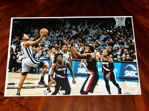 SAN ANTONIO SPURS BRYN FORBES SIGNED 12X18 PHOTO NBA!!! - Picture 1 of 1