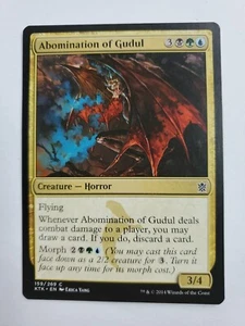 MTG Magic The Gathering Card Abomination of Gudul Creature Horror Khans Of Tarki - Picture 1 of 2