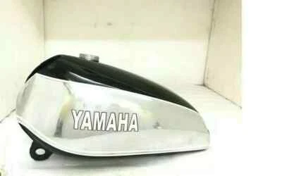 YAMAHA XT 500 TT 500 BLACK PAINTED ALLOY ALUMINUM POLISH FUEL GAS PETROL TANK — 第 1/3 张图片