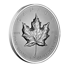 🇨🇦 Canada Ultra-High Relief $20 MAPLE LEAF Coin, 99.99% Fine Silver, 2022