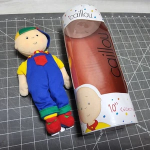 2001 new rare Caillou Apple Picking Plush Doll 10" open damaged box cinar toy - Picture 1 of 14