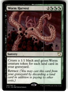 Worm Harvest Commander 2018 Regular MTG NM - Picture 1 of 2
